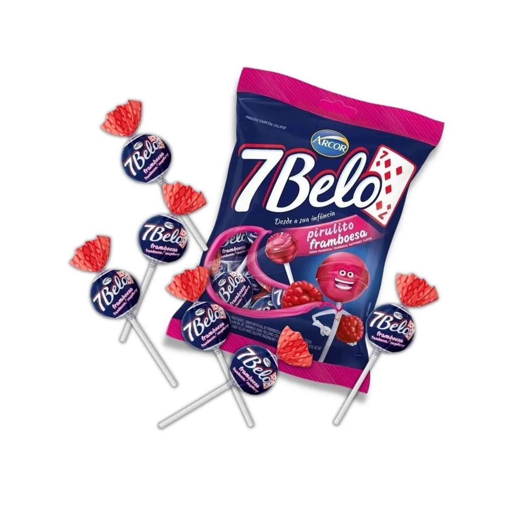 Pirulito 7 Belo Framboesa 500g ARCOR | Lojas Funchal