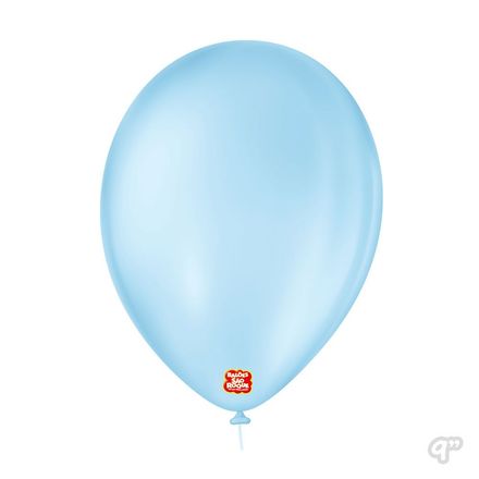 Balão N9 Liso Azul Baby c/50 SÃO ROQUE