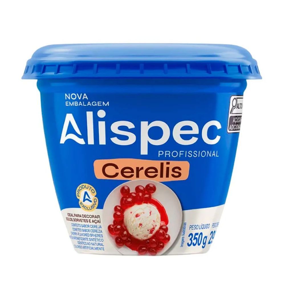 Recheio e Cobertura Cerelis Cereja 350g ALISPEC | Lojas Funchal