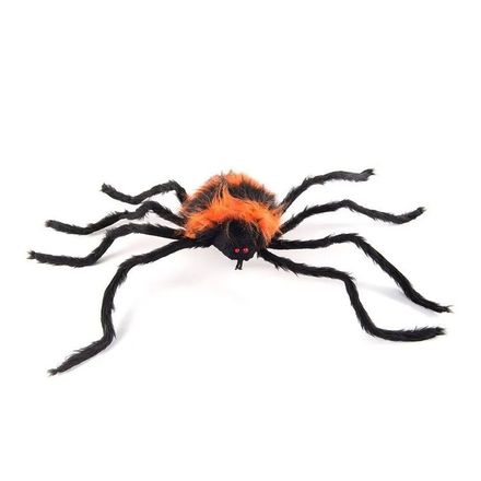 Enfeite de Aranha G Peluda H179 SILVER FESTAS