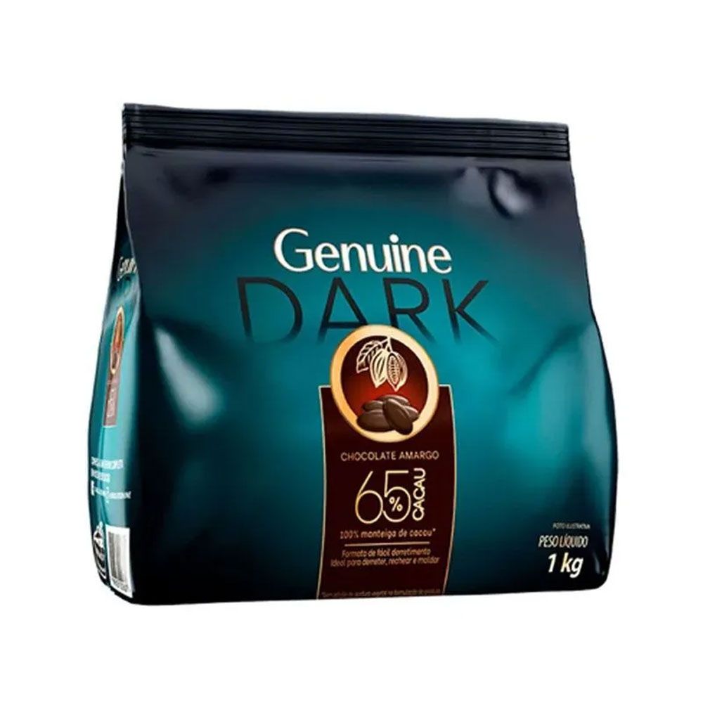 Chocolate Nobre Amargo Genuine Dark 65% Gotas 1k CARGILL | Lojas