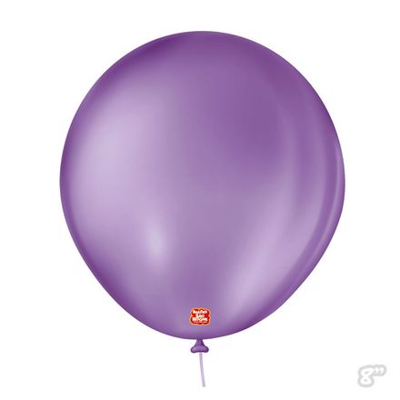 Balão N8 Liso Redondo Roxo Ametista c/50 SÃO ROQUE