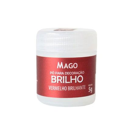 Pó Para Decoração Vermelho brilhante 5G Mago