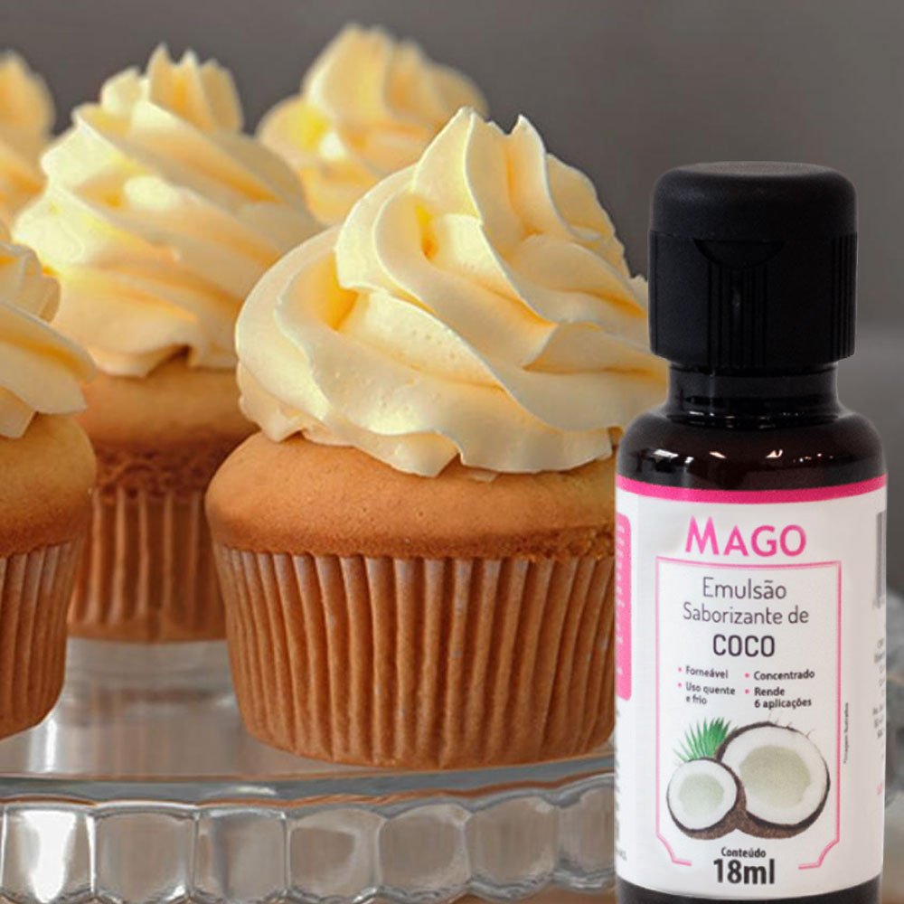 Emulsão Saborizante 18ml Coco MAGO | Lojas Funchal