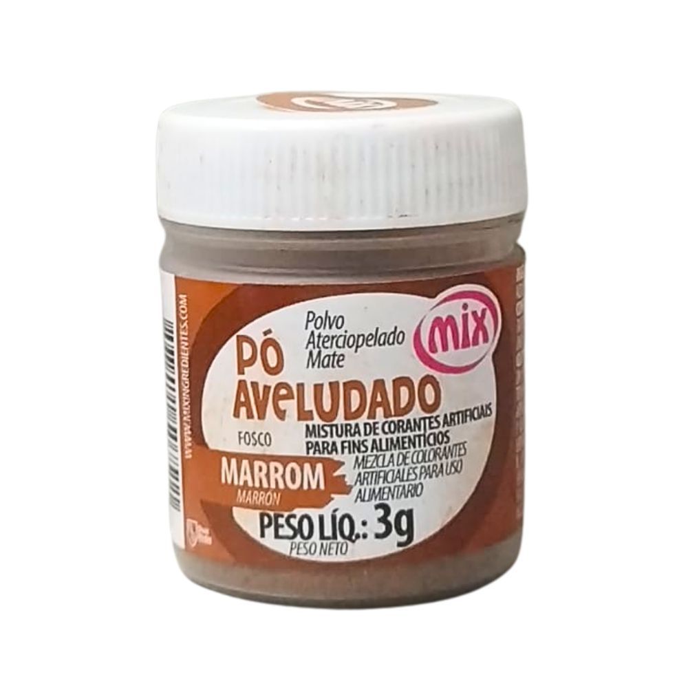 Pó Aveludado Fosco Laranja 3g MIX | Lojas Funchal