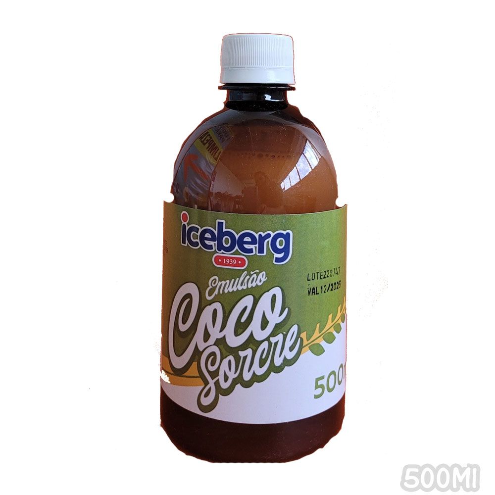 Emulsao Coco Sorcre 500ml ICEBERG | Lojas Funchal