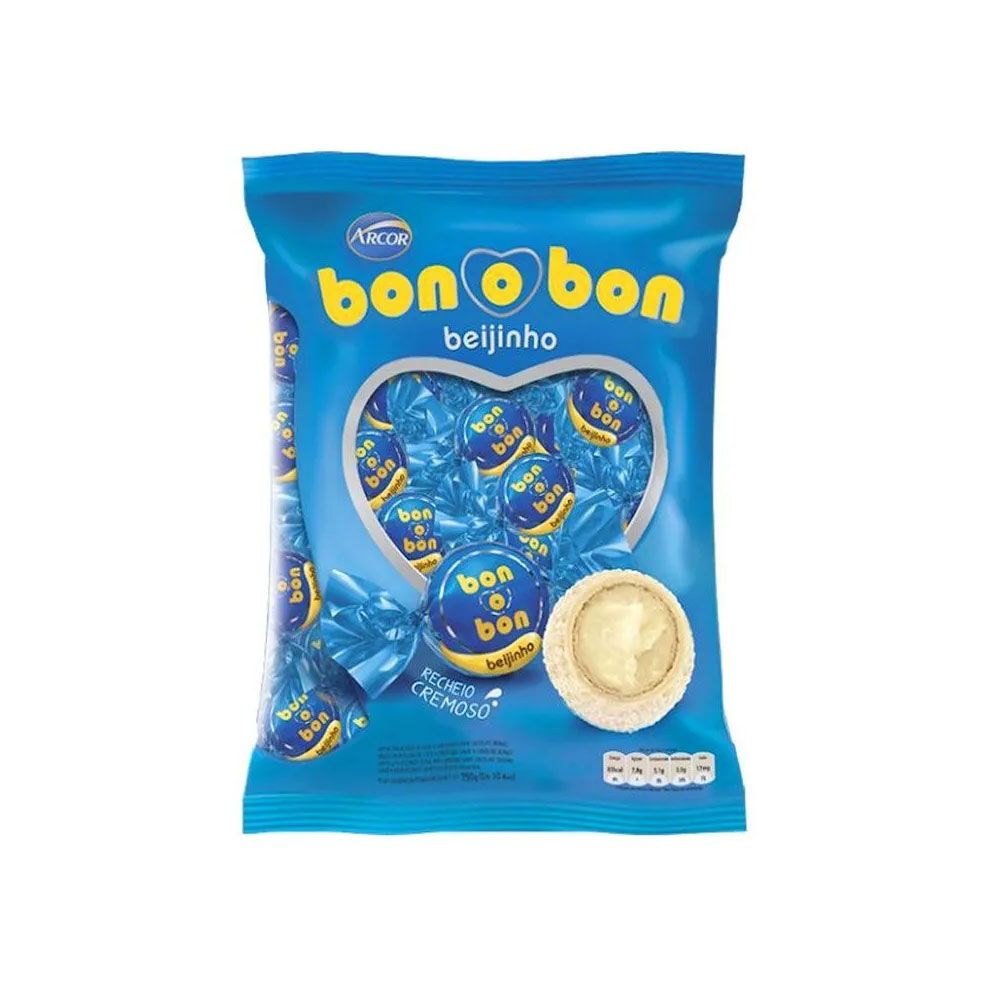 Bombom Bonobon Beijinho 750g ARCOR | Lojas Funchal