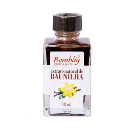 Extrato Natural de Baunilha 30ml BOMBAY