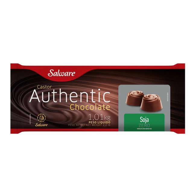 Chocolate Authentic Soja Zero Açúcar 1,01K SALWARE