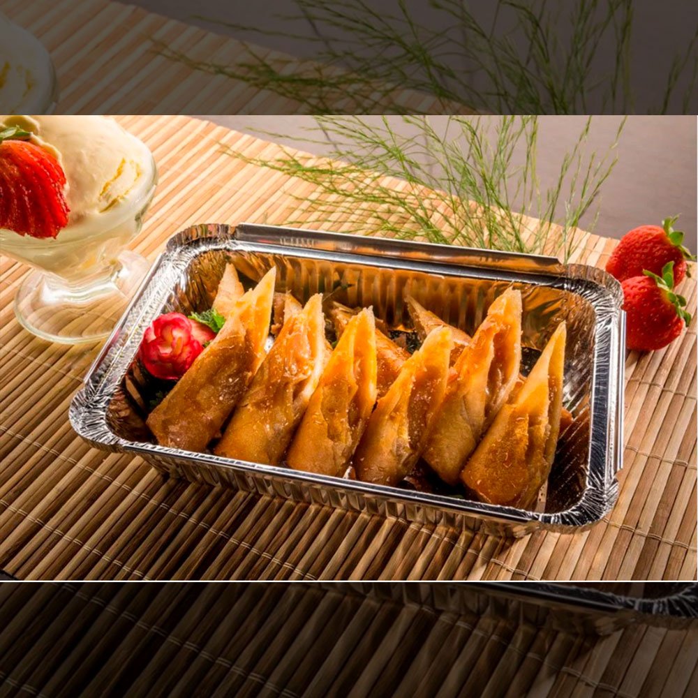 Bandeja Aluminio D7 750 ml c/tampa WYDA | Lojas Funchal