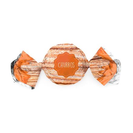 Embalagem trufa Churros 14x15 CROMUS