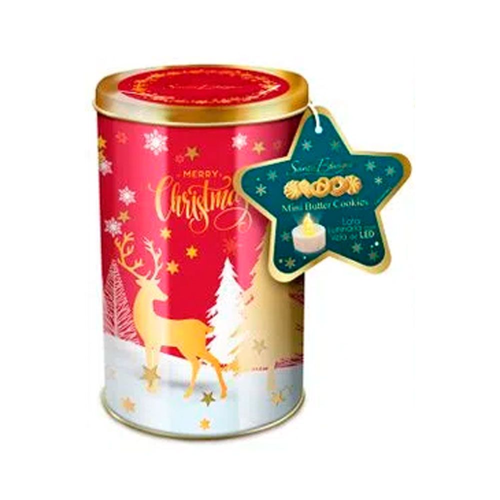 MINI COOKIES LATA VELA 150G SANTA EDWIGES