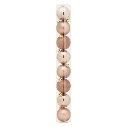 Bola Natal Camurça Sortido 6Cm C/8 R.1205555 CROMUS