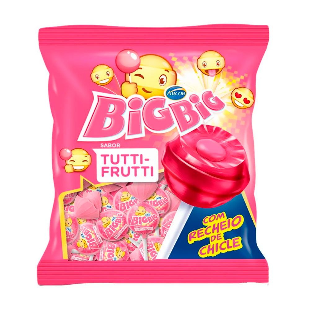 Pirulitos Big Big Tutti Frutti 500g ARCOR | Lojas Funchal