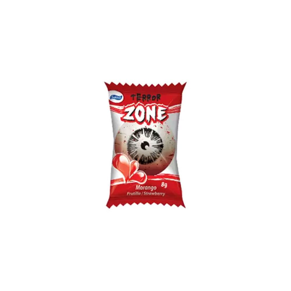 Chiclete Terror Zone Olhos Morango 320g SUKEST | Lojas Funchal