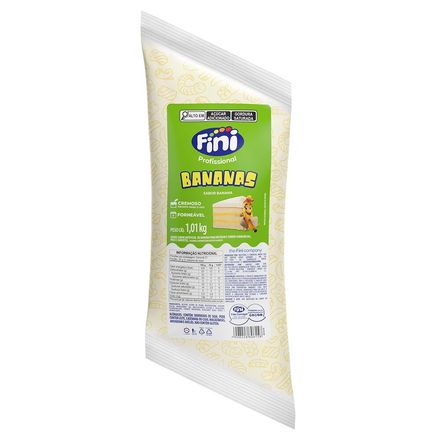 Recheio Forneável Bananas 1,01kg FINI