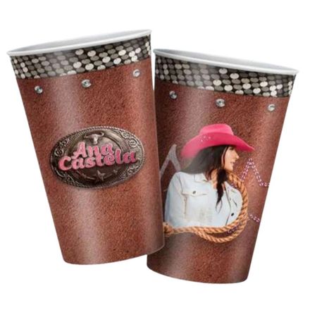 Copo de Papel Ana Castela 180ml REGINA