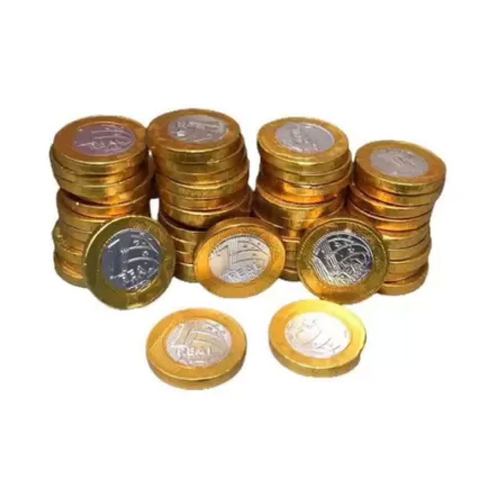 Moedas de Chocolate Ao Leite 690g KIKAKAU | Lojas Funchal