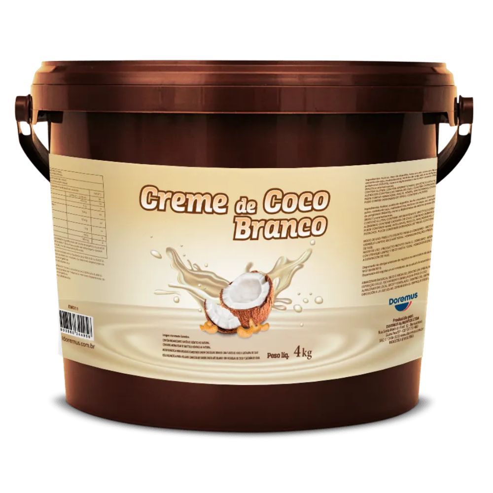 Recheio de Coco Branco 4kg DOREMUS | Lojas Funchal