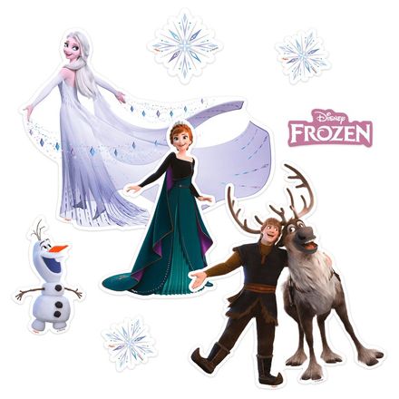 Decoração de Bolo Cenário Disney Frozen c/8 REGINA