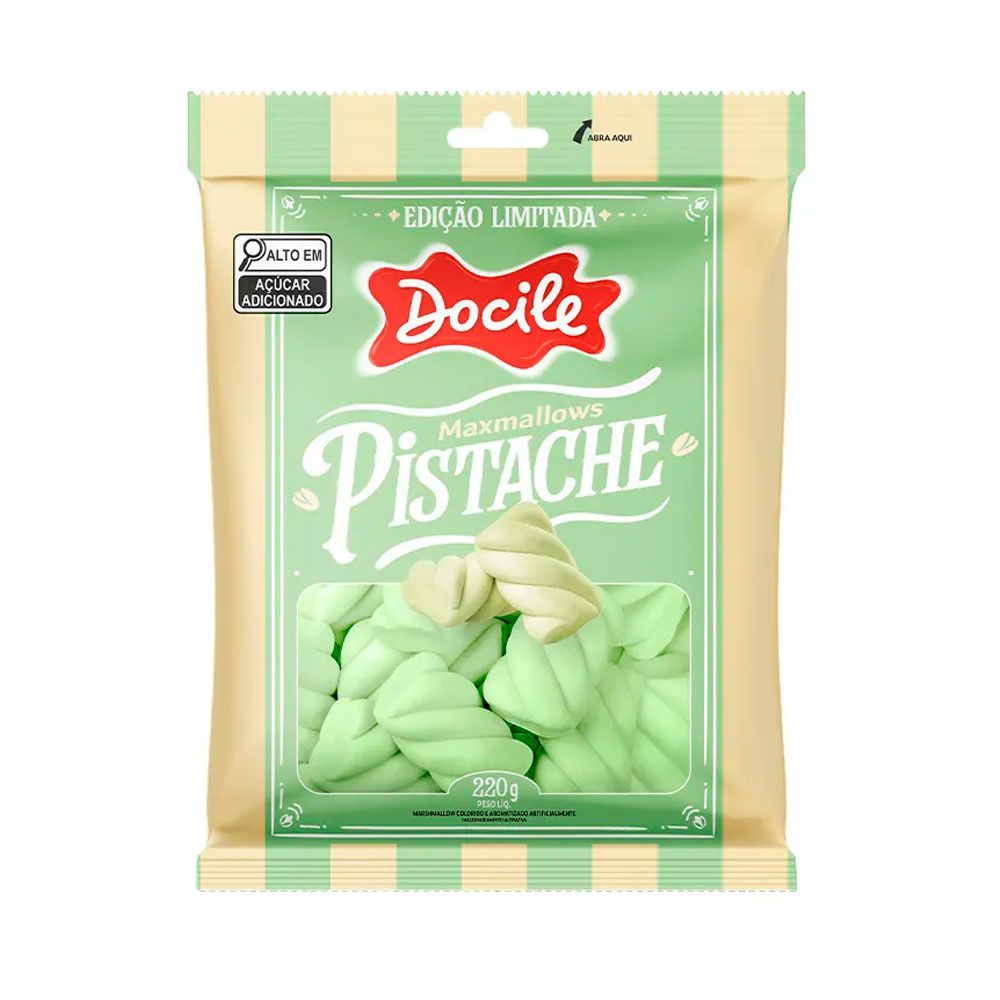 MARSHMALLOW PISTACHE 220G DOCILE | Lojas Funchal