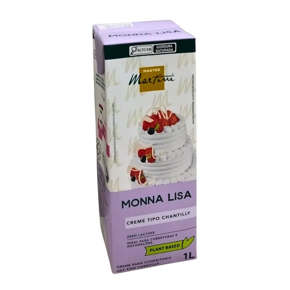 Creme Tipo Chantilly MOnna Lisa 1l MASTER MARTINI | Lojas Funchal