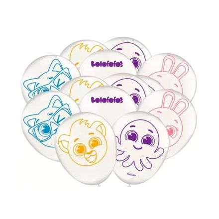 Balão Bolofofos 9" c/25 FESTCOLOR